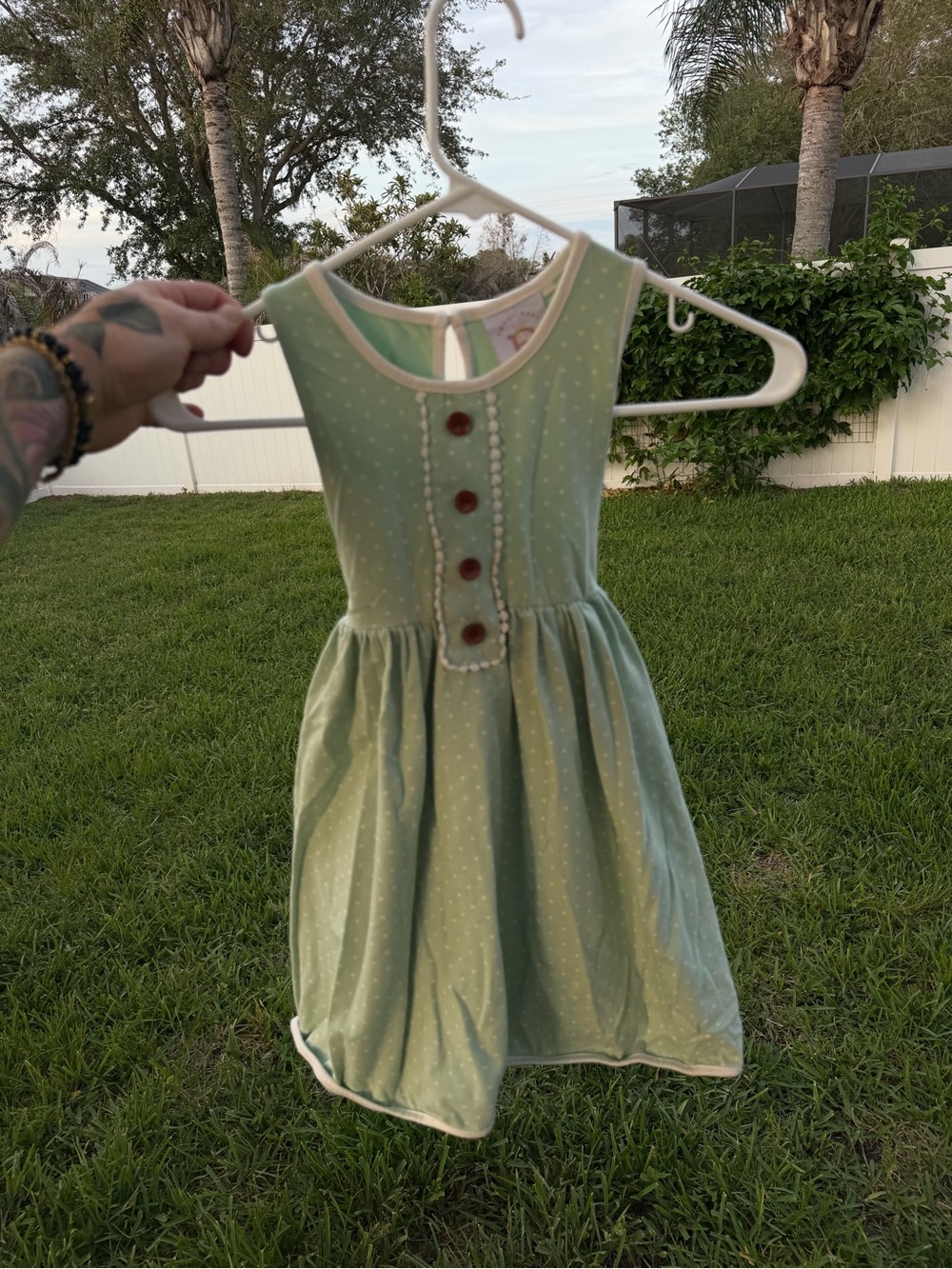 Swoon Boutique Mint Green Polka Dot Button-Front Dress